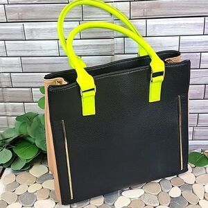 JUSTFAB block colored shoulder bag